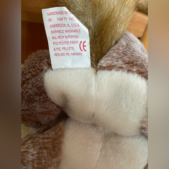 Ty Beanie Babies Chipper The Chipmunk 1999 , tag errors,Retired - Picture 6 of 8